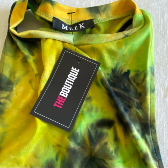 Tie-dye Ruched Mini Dress - Picture 2 of 7